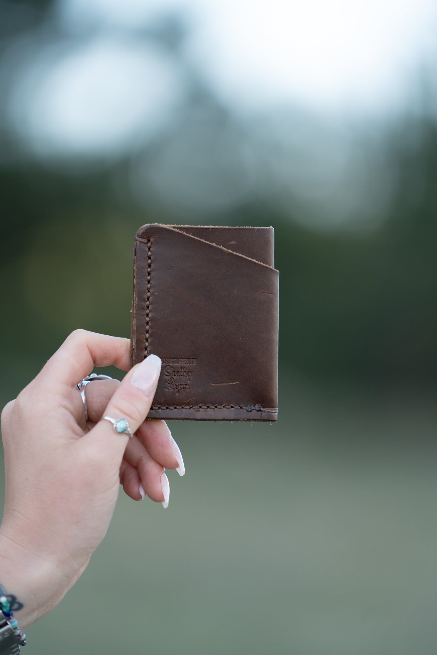 Brown and Brown with Brown Stitching
